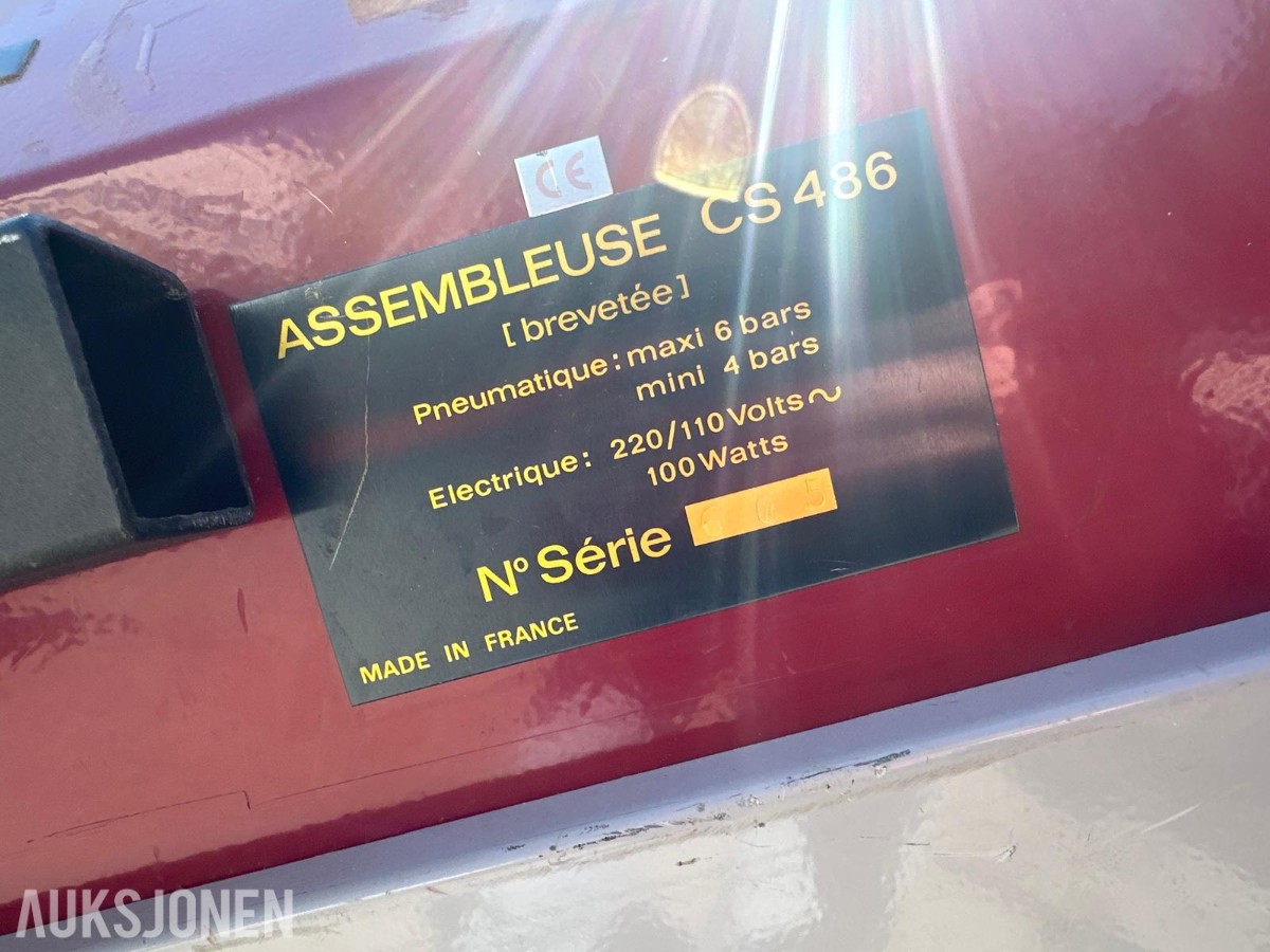 Casse CS 486 ramme-stiftemaskin / hjørnesammenføyer / Repobjekt