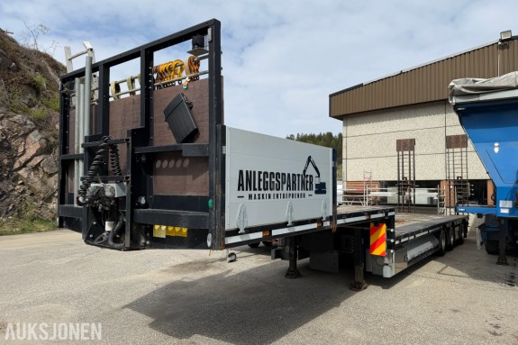 2018 HRD MASKINSEMI – UTTREKKBAR – HYDRAULISK BREDBAR – AKSELLØFT – STYRING BAK – 50,9T