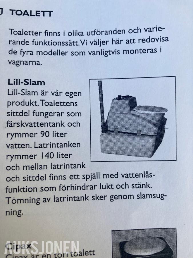 Brakke toalett - Lill-slam 90 liter