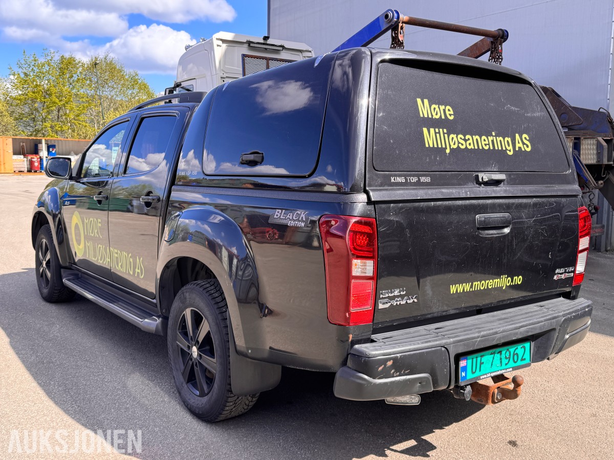 2016 Isuzu D-MAX 163HK DC 4X4 HENGERFESTE CRUISE HARDTOP