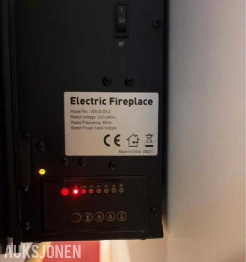 2024 NORFLAME LANG KURVET ELEKTRISK VARMEPEIS 