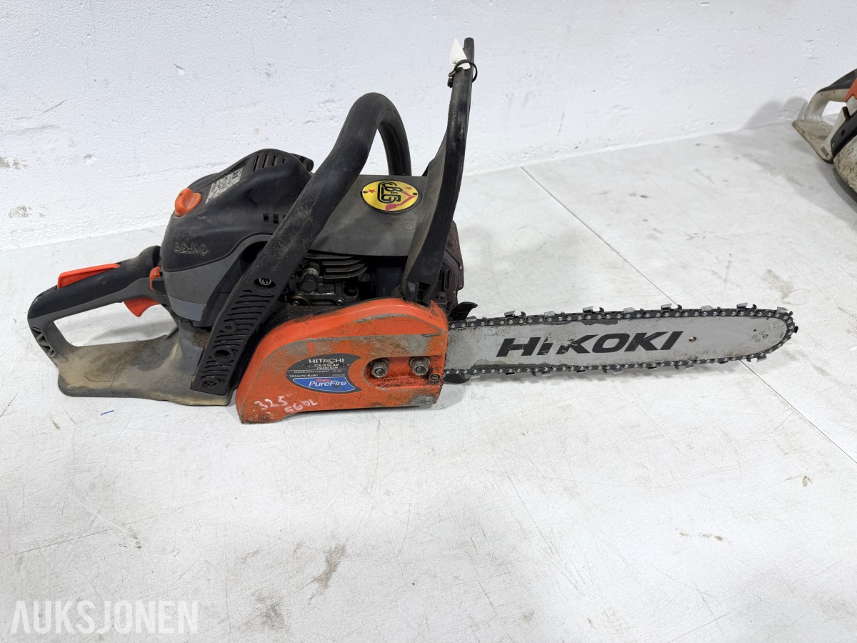 Parti motorsager og elektriske kjedesager – Stihl, Makita, Hikoki m.m.