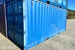 20 fot lagercontainer 2-delt med dør i hver ende.