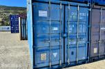 20 fot lagercontainer 2-delt med dør i hver ende.