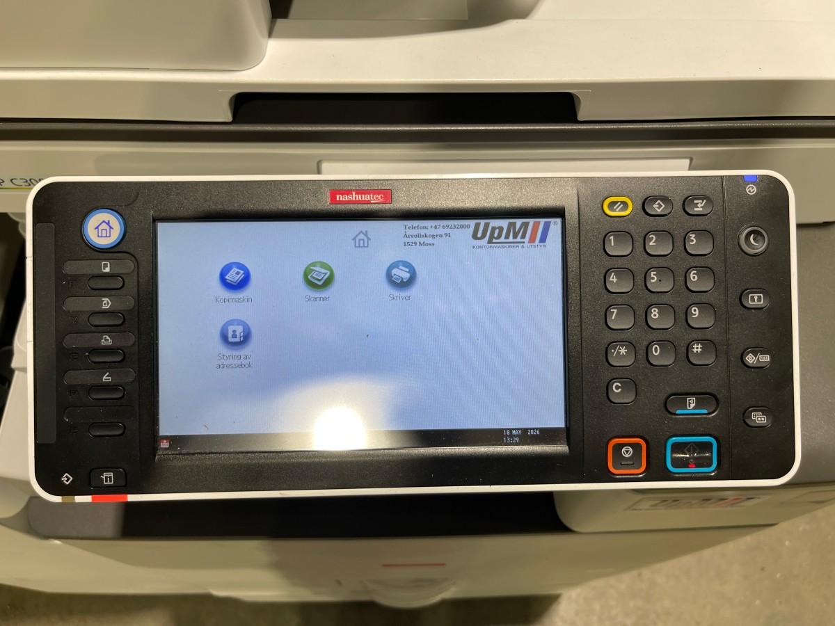 Nashuatec / Ricoh MP C3003SP – Profesjonell farge multifunksjonsskriver