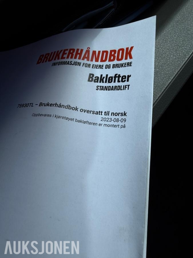 2023 Volkswagen Crafter, EV 136HK,KJØLEBIL,ZEPRO BAKLØFTER,NATTDRIFT, 23600KM