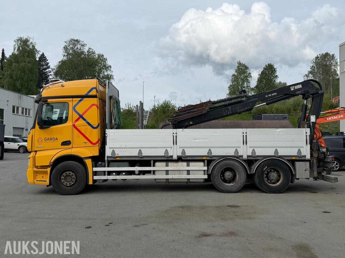2014 Mercedes-Benz Actros kranbil / HIAB med fjernstyring / EURO 6