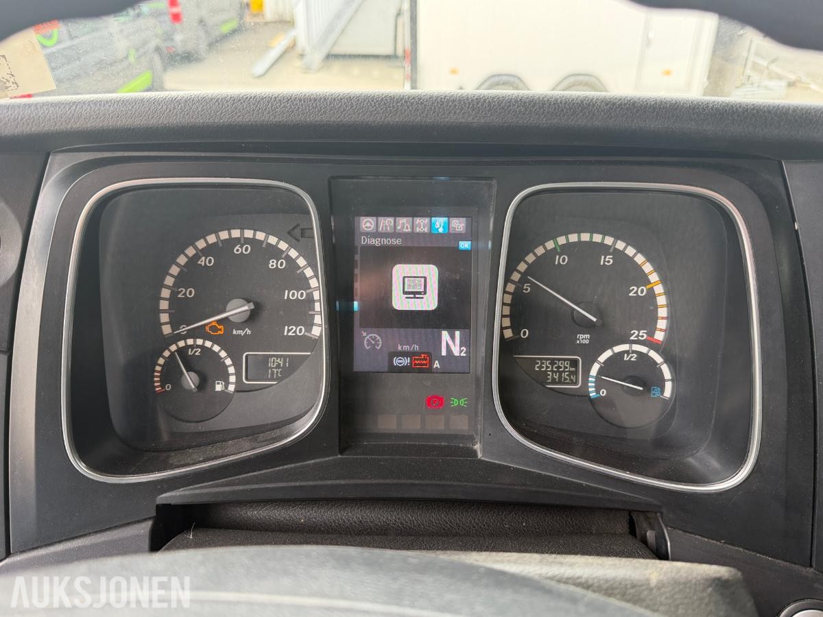 2014 Mercedes-Benz Actros kranbil / HIAB med fjernstyring / EURO 6