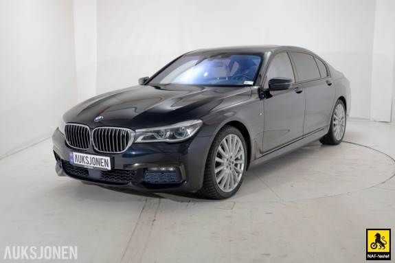 2016 BMW 7-serie 750LI XDRIVE 4.4 V8 449 HK AUT M-SPORT ACC HENGERFESTE LASER B&W EXEUTIVE LOUNGE
