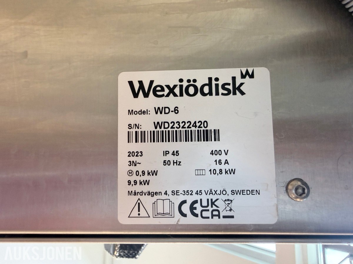 2023 Profesjonell Metos Wexiödisk WD-6 gjennomløpsoppvaskmaskin