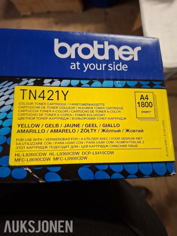 Brother originaltonere -  komplette sett