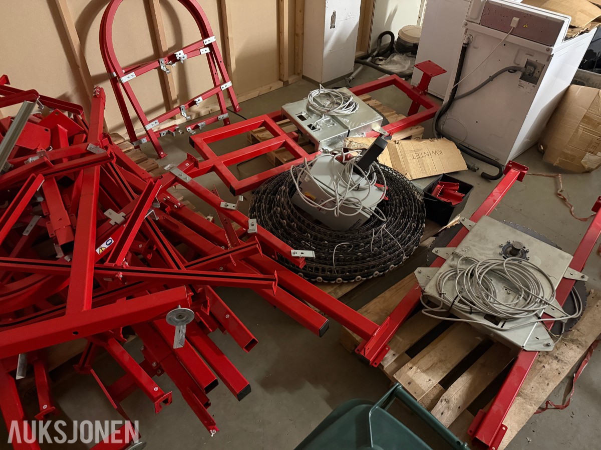 Metalprogetti hengebanesystem / transportsystem C70 for vaskeri