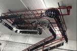 Metalprogetti hengebanesystem / transportsystem C70 for vaskeri