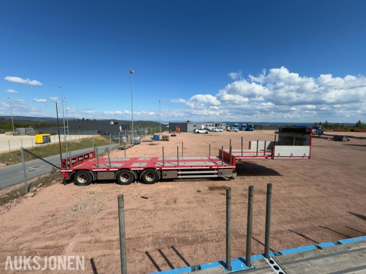 2016 HRD Uttrekksemitrailer / jumbo henger / Nylig EU-godkjent