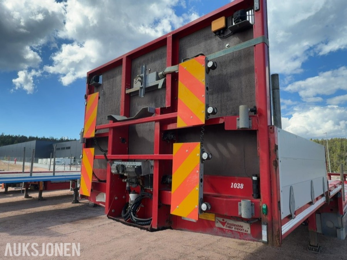 2016 HRD Uttrekksemitrailer / jumbo henger / Nylig EU-godkjent