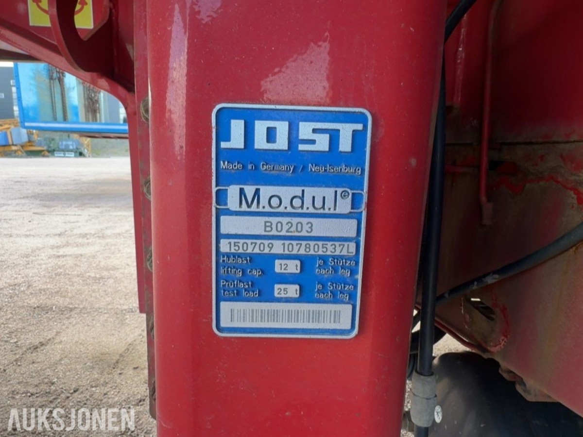 2016 HRD Uttrekksemitrailer / jumbo henger / Nylig EU-godkjent