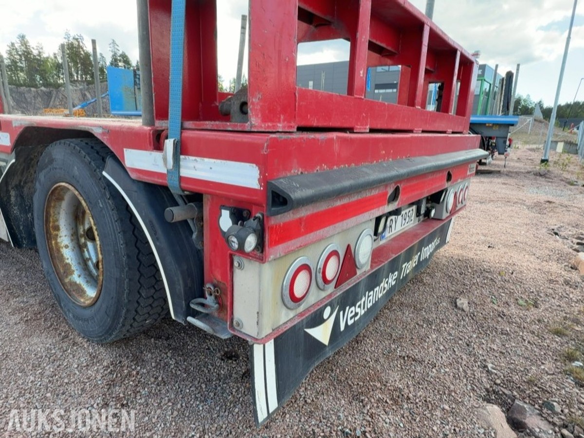 2016 HRD Uttrekksemitrailer / jumbo henger / Nylig EU-godkjent