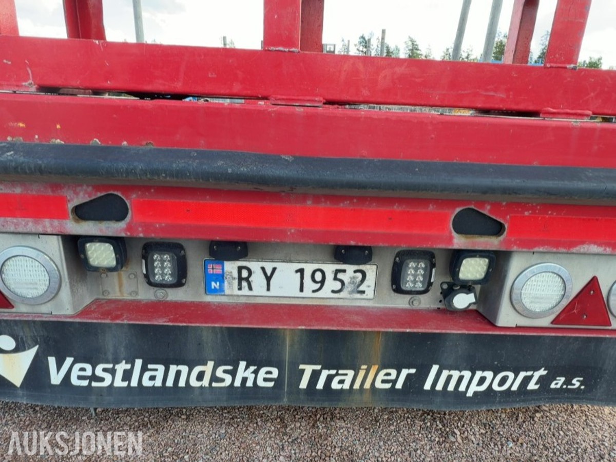 2016 HRD Uttrekksemitrailer / jumbo henger / Nylig EU-godkjent