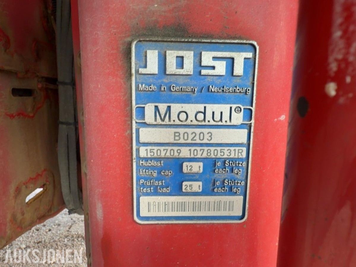 2016 HRD Uttrekksemitrailer / jumbo henger / Nylig EU-godkjent