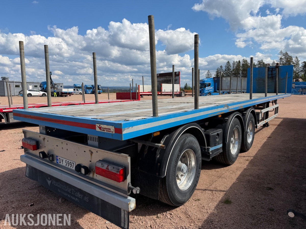 2018 HRD Tunglast Trailer Rett Semi / EU-Godkjent