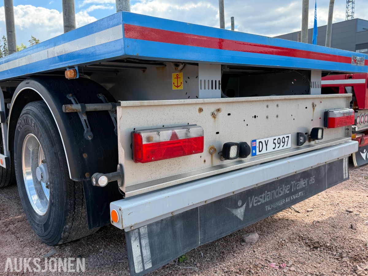 2018 HRD Tunglast Trailer Rett Semi / EU-Godkjent