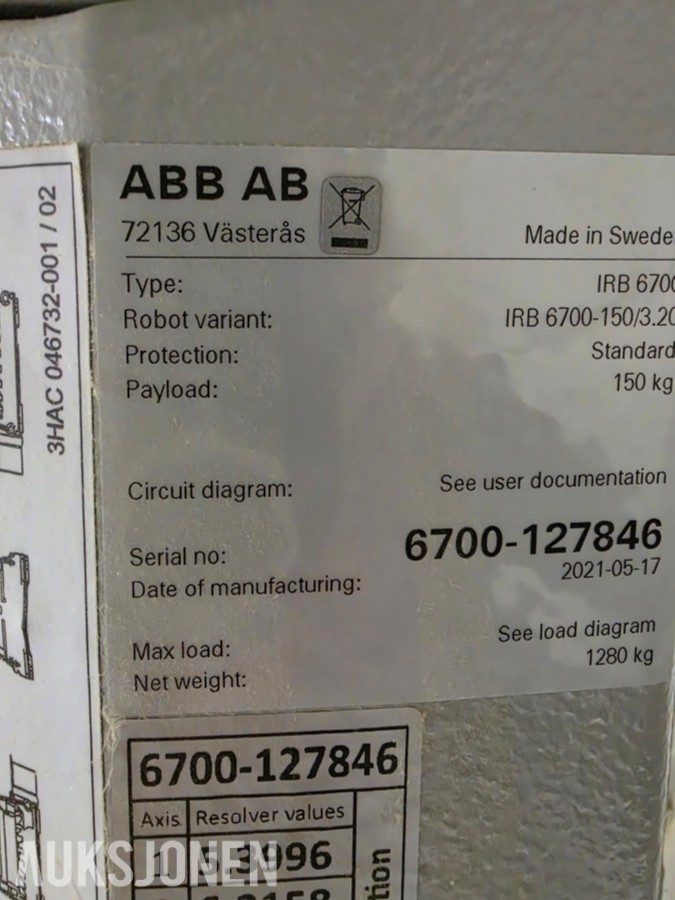 2021 Automasjonslinje Linje med robot og full styring