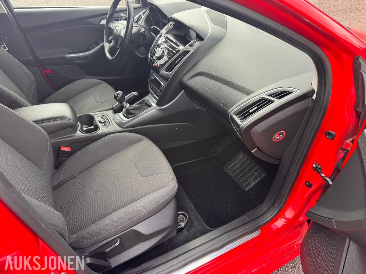 2015 FORD FOCUS 1.0BENSIN 125HK,EU-GODKJENT 8-2027, 194500km