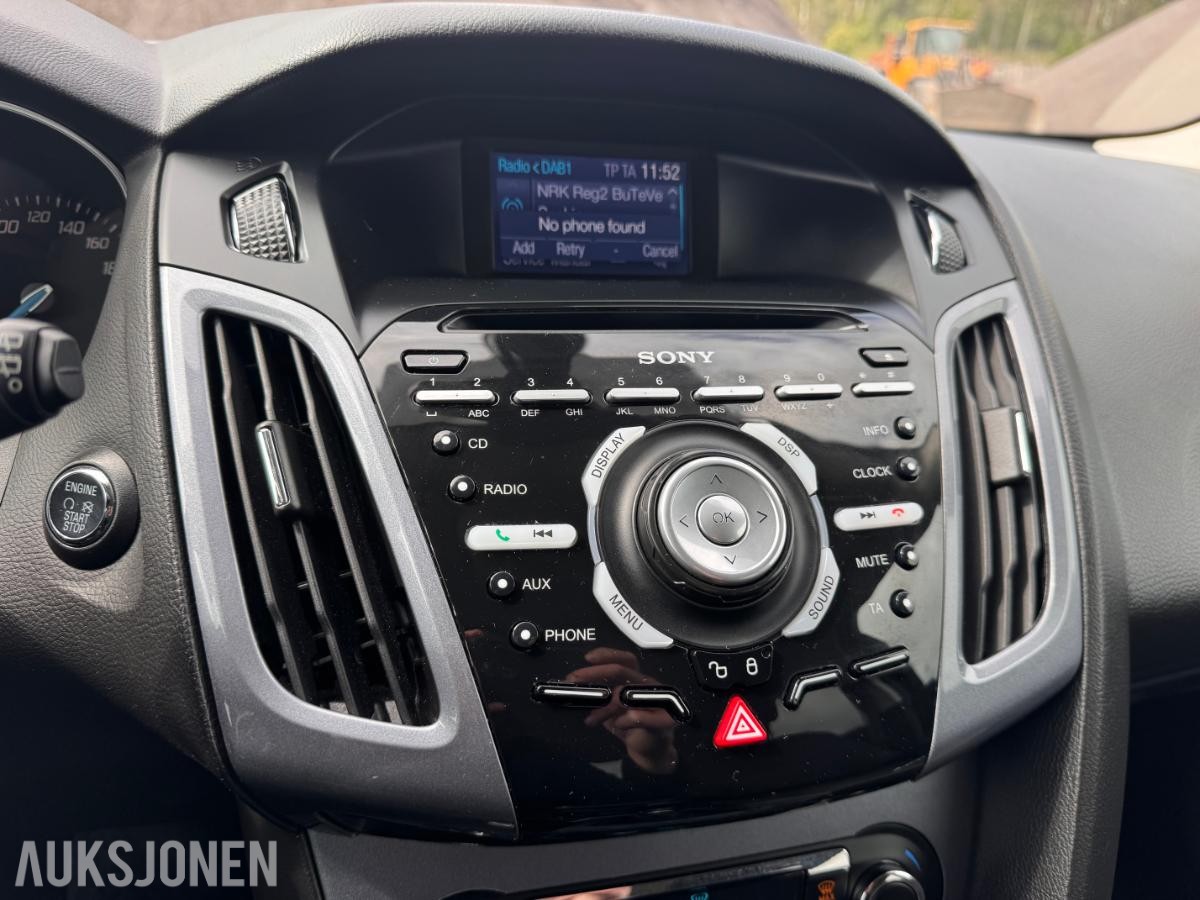 2015 FORD FOCUS 1.0BENSIN 125HK,EU-GODKJENT 8-2027, 194500km