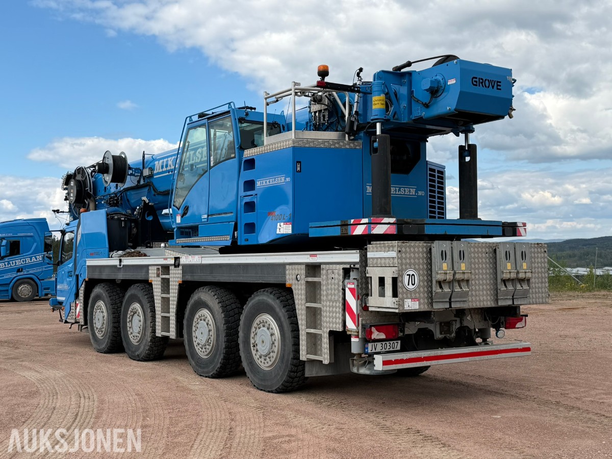 2019 GROVE - MOBILKRAN GMK 4100 med lav timeteller