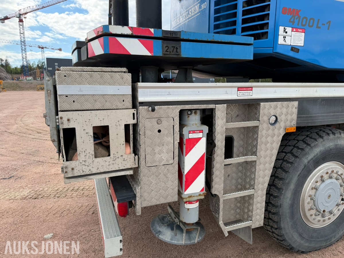 2019 GROVE - MOBILKRAN GMK 4100 med lav timeteller