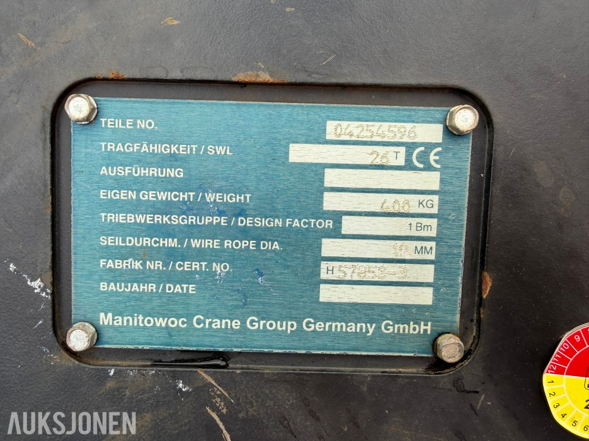 2019 GROVE - MOBILKRAN GMK 4100 med lav timeteller