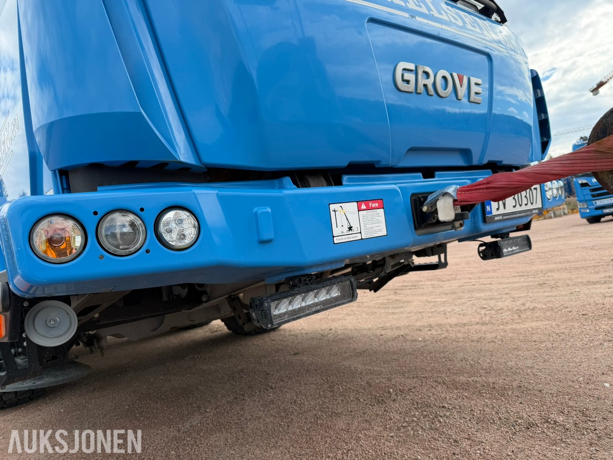 2019 GROVE - MOBILKRAN GMK 4100 med lav timeteller
