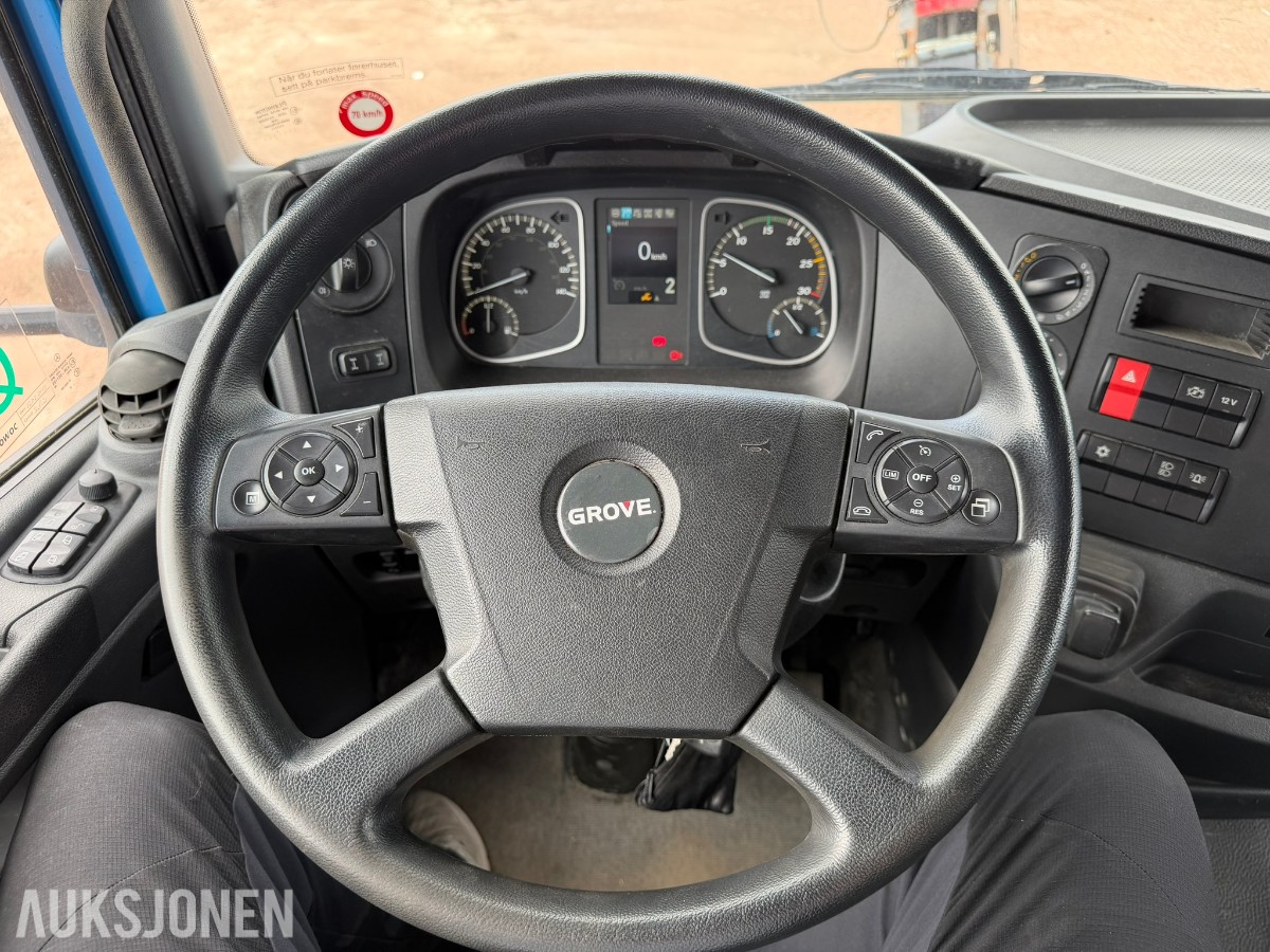 2019 GROVE - MOBILKRAN GMK 4100 med lav timeteller