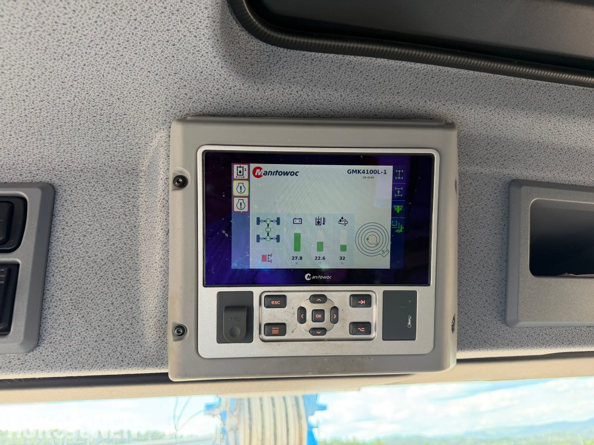 2019 GROVE - MOBILKRAN GMK 4100 med lav timeteller