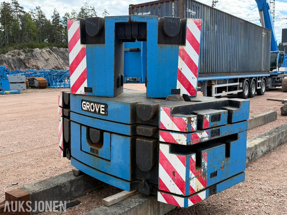2019 GROVE - MOBILKRAN GMK 4100 med lav timeteller