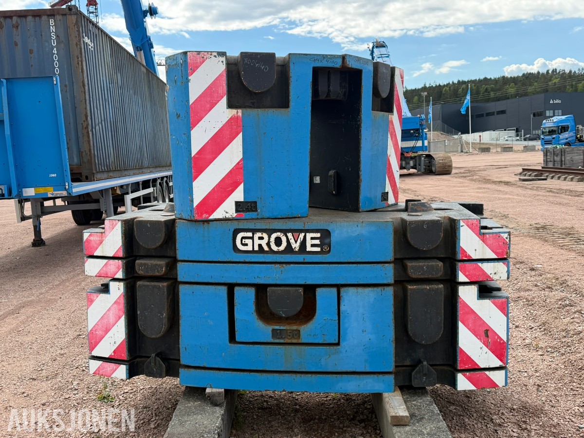 2019 GROVE - MOBILKRAN GMK 4100 med lav timeteller