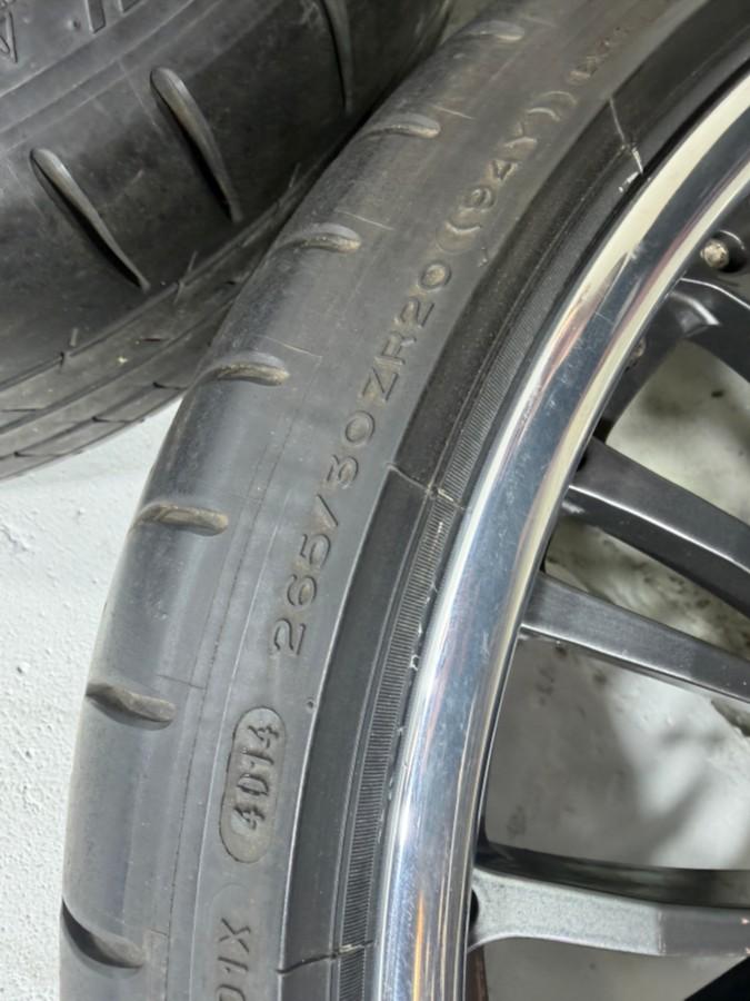 4 STK OZ Racing Forged 20 felgsett med Michelin-dekk