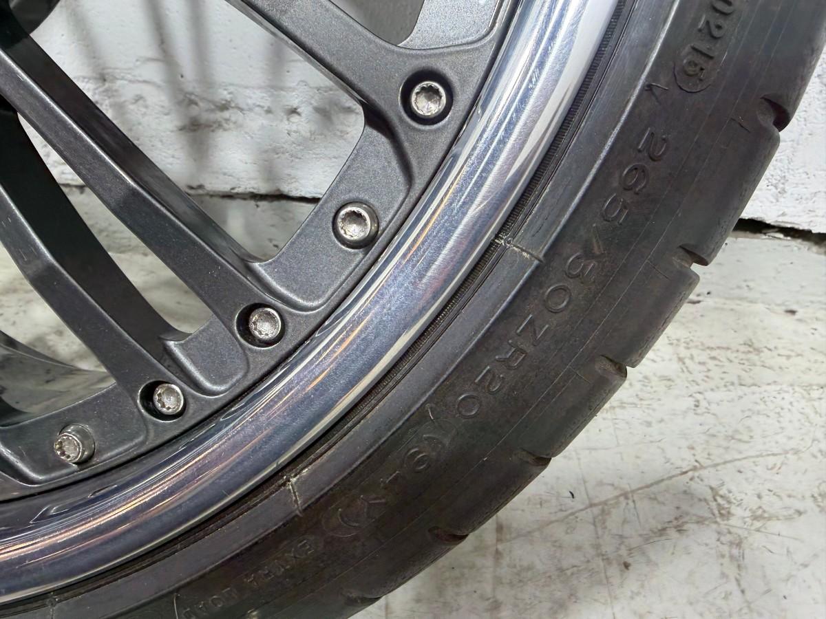 4 STK OZ Racing Forged 20 felgsett med Michelin-dekk