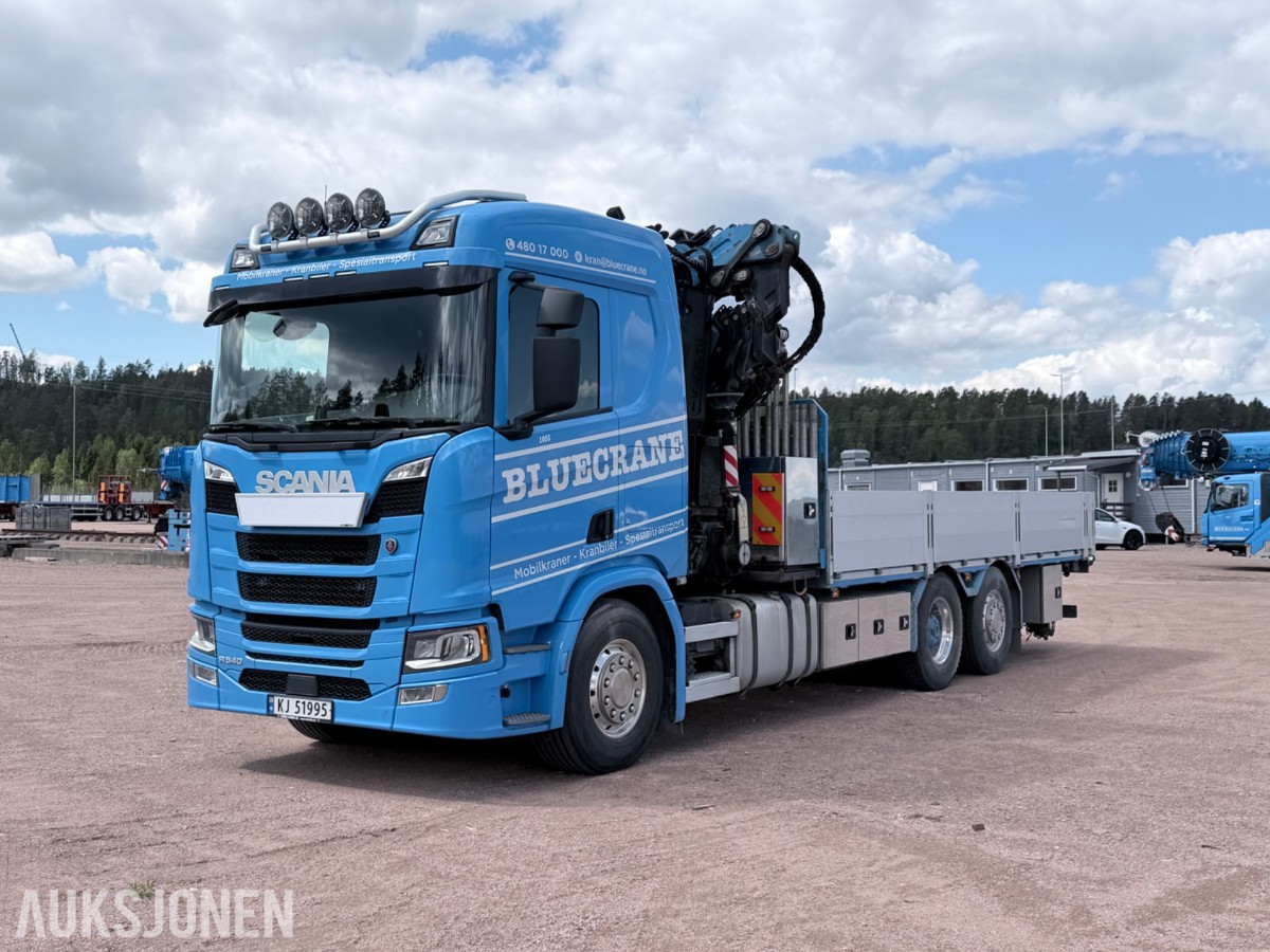 2021 Scania R540 Kranbil / Fassi 42tm med Jibb 
