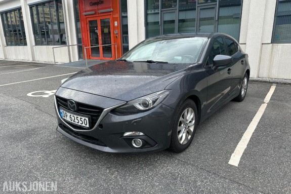 2014 Mazda 3, 2.2 150hk rep objekt automat skinnseter ny service lav km 132500km eu ok 05.2028