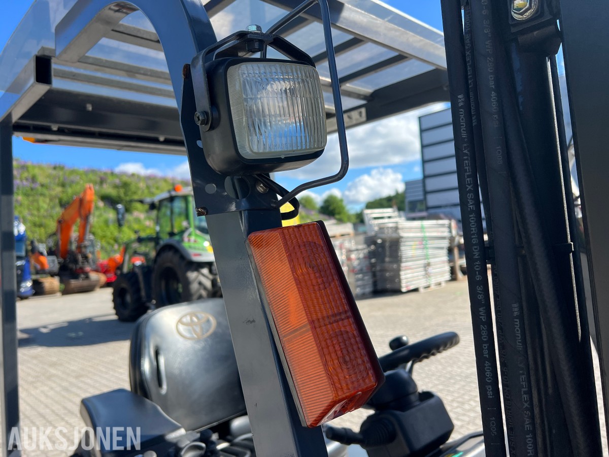 2008 Toyota 7FBEF13 - Batteridrevet Gaffeltruck kunn: 1318 t
