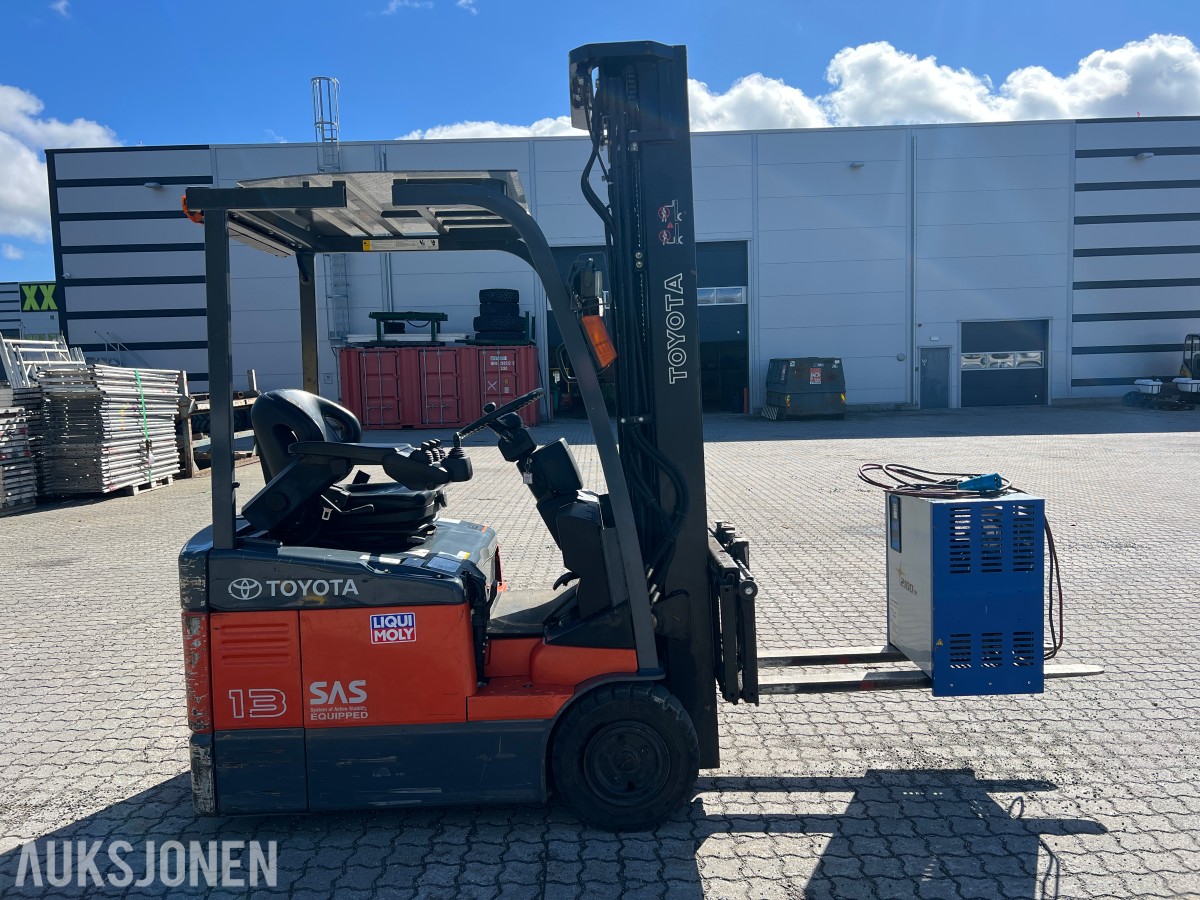 2008 Toyota 7FBEF13 - Batteridrevet Gaffeltruck kunn: 1318 t