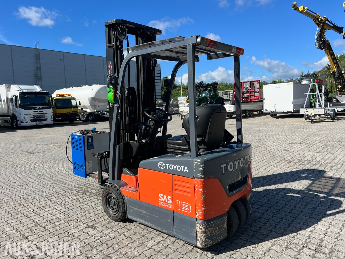 2008 Toyota 7FBEF13 - Batteridrevet Gaffeltruck kunn: 1318 t