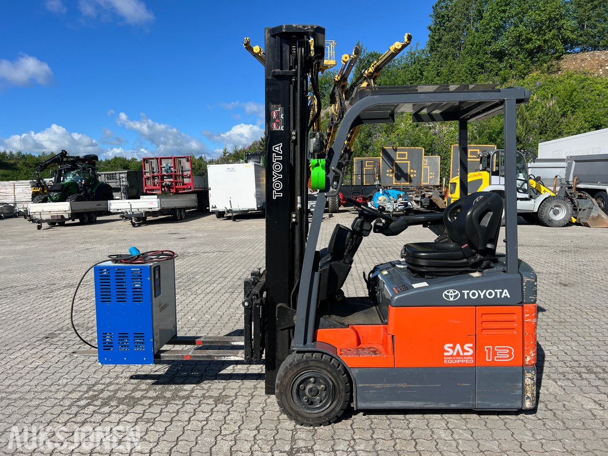 2008 Toyota 7FBEF13 - Batteridrevet Gaffeltruck kunn: 1318 t