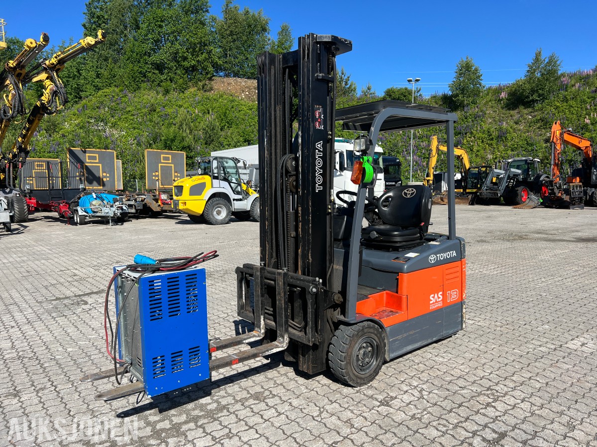 2008 Toyota 7FBEF13 - Batteridrevet Gaffeltruck kunn: 1318 t