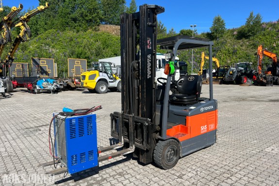2008 Toyota 7FBEF13 - Batteridrevet Gaffeltruck kunn: 1318 t