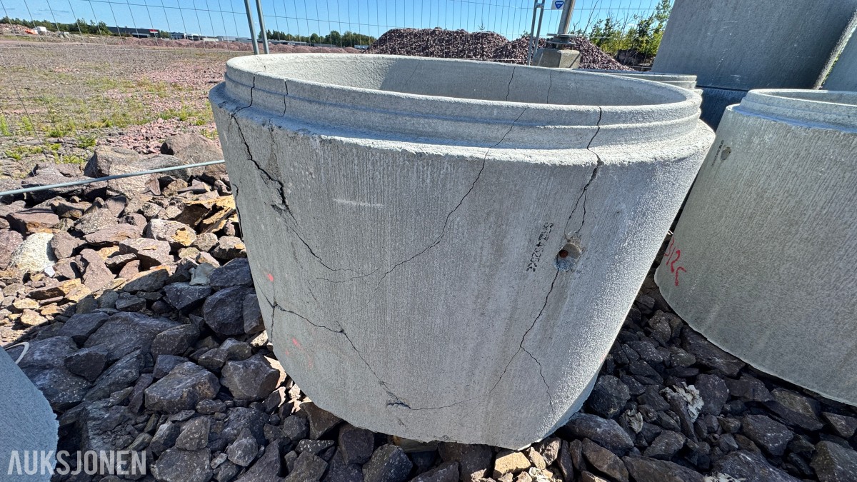 Betongkummer Lokk, rammer og støtteringer