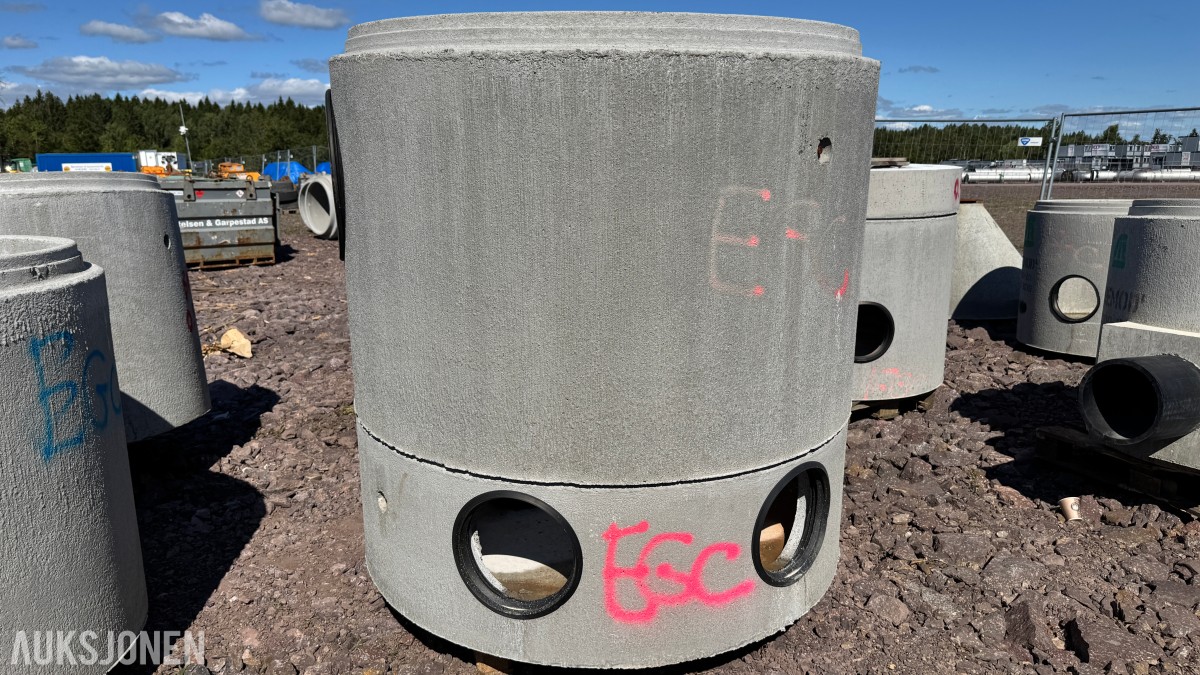 Betongkummer Lokk, rammer og støtteringer