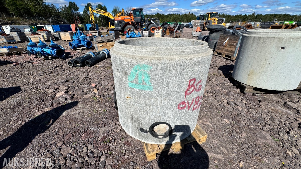 Betongkummer Lokk, rammer og støtteringer