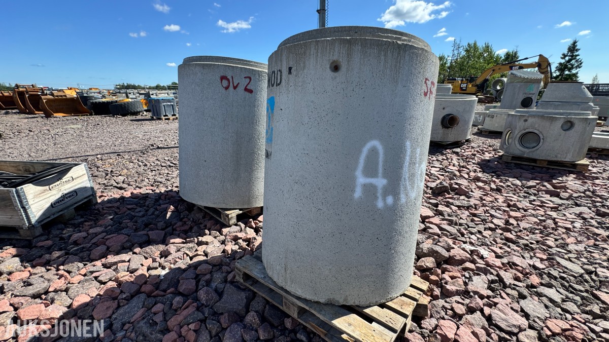 Betongkummer Lokk, rammer og støtteringer